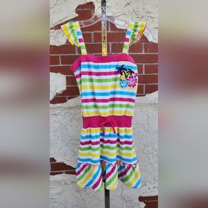 New 8 girls St Eve Beach Pool Swim Cover Up Terry sleeveless dress coverup